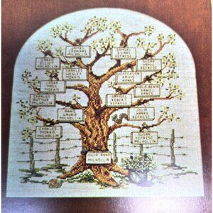 Family Tree Cross-Stitch Pattern Leaflet 15 By Little Stitches